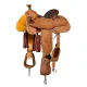 Nrs Competitors Heavy Oil Roughout Rope Border Team Roping Saddle