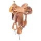 Nrs Competitors Natural Antique 7/8 Breed Basket and Sunflower Team Roping Saddle