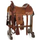 Mark Hurley 16in Used Team Roping Saddle