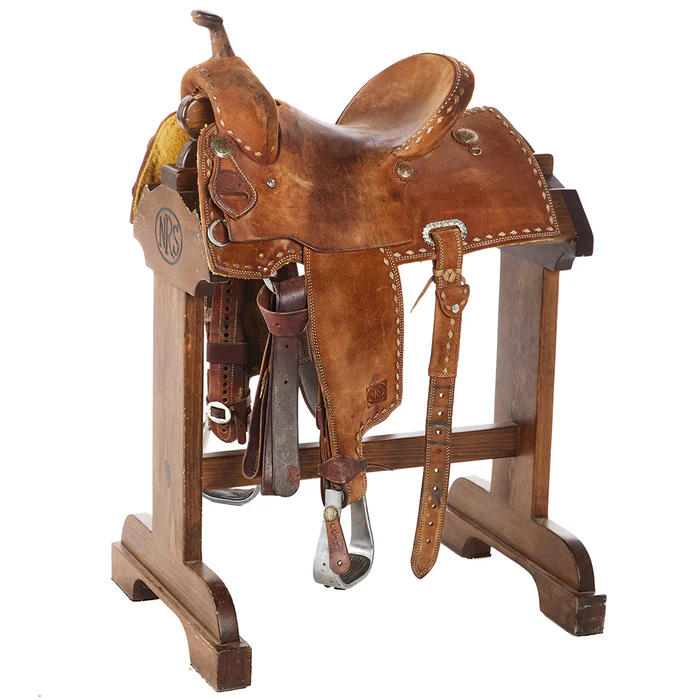 Nrs Competitor Series Used 13.5in Roughout with Buckstitch Barrel Saddle